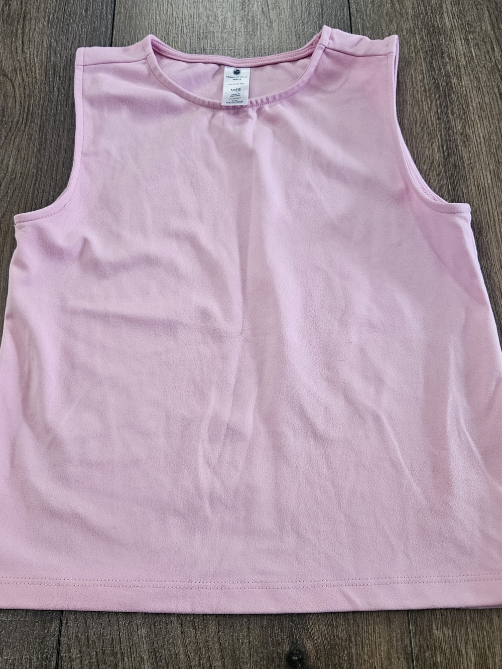 Yogalicious Girls Pink Workout Tank Top Size M (10)